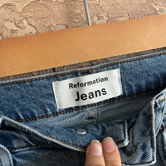 Reformation Jeans Miami Destoryed Jeans - Picture 7 of 10